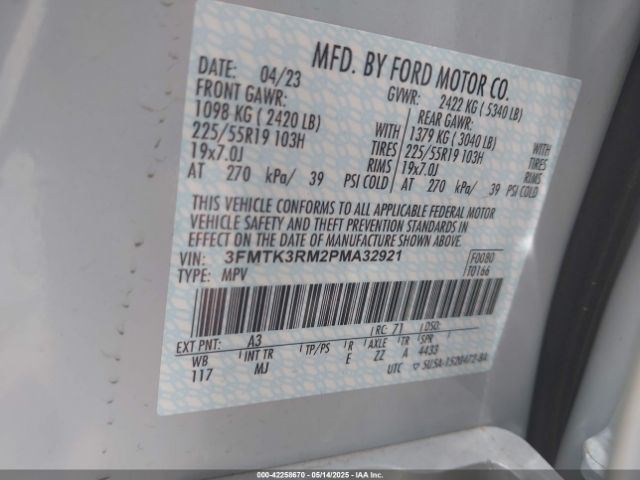 2023 FORD MUSTANG MACH-E 3FMTK3RM2PMA32921 Photo 8