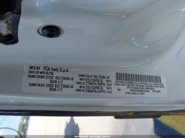 ZFBERFAB9H6D25646 RAM Promaster City Tradesman
