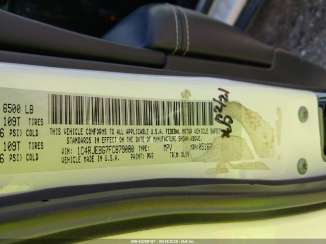 1C4RJEBG7FC879080 Jeep Grand Cherokee Limited