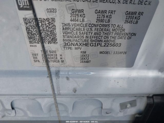 2023 CHEVROLET EQUINOX 3GNAXHEG1PL225603 Photo 8