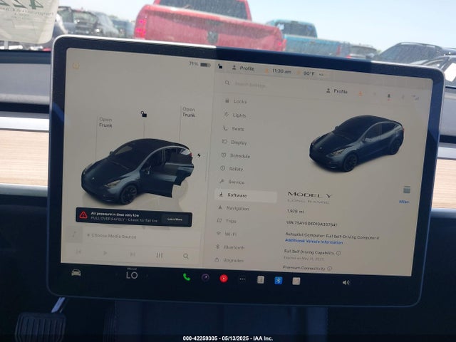 2025 TESLA MODEL Y 7SAYGDED1SA357841 Photo 6