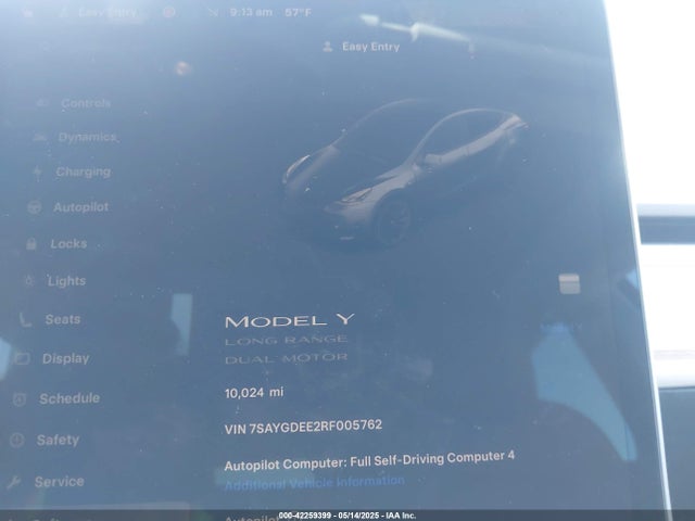 Tesla Model Y 2024 7SAYGDEE2RF005762 Image 7