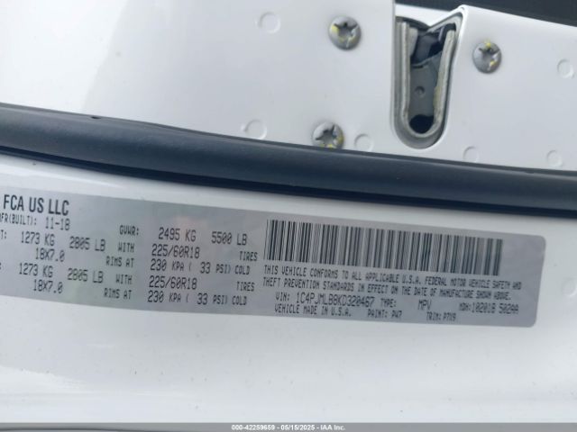 2019 JEEP CHEROKEE 1C4PJMLB8KD320467 Photo 8