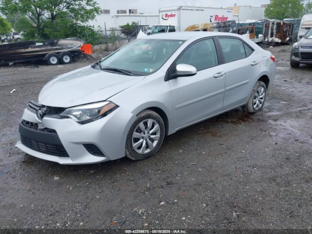 2T1BURHE3EC153955 Toyota COROLLA LE