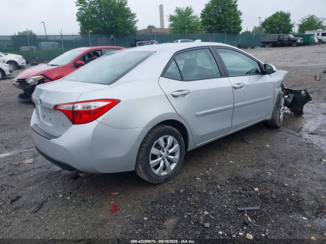 2T1BURHE3EC153955 Toyota COROLLA LE