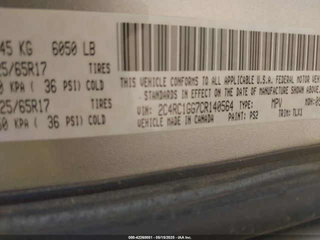 2012 CHRYSLER TOWN & COUNTRY 2C4RC1GG7CR140564 Photo 8