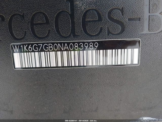 W1K6G7GB0NA083989 Mercedes-Benz m176