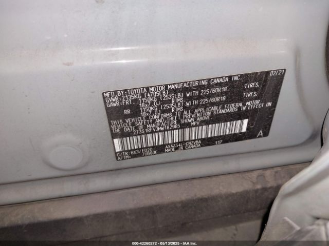 2T3S1RFV3MW182985 Toyota Rav4 Trd Off-road