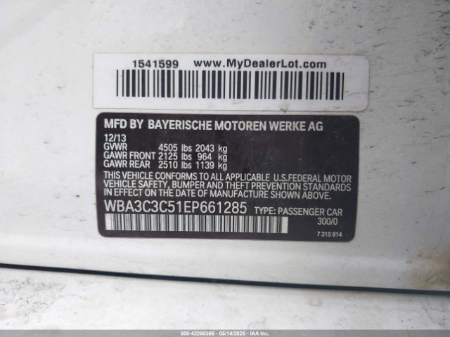 WBA3C3C51EP661285 BMW 320i Xdrive