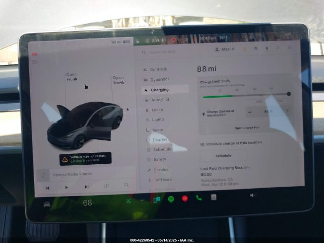 5YJ3E1EA1JF014210 Tesla Model 3 Long Range/mid Range