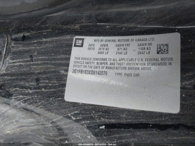 2013 CHEVROLET CAMARO 2G1FB1E3XD9142079 Photo 8