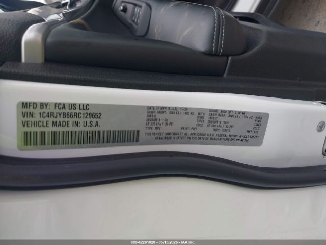 1C4RJYB66RC129652 Jeep Grand Cherokee 4xe