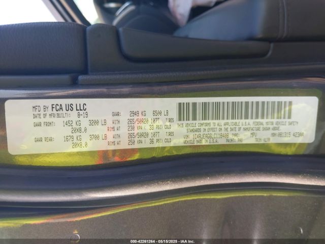 2020 JEEP GRAND CHEROKEE 1C4RJEAG6LC118408 Photo 8