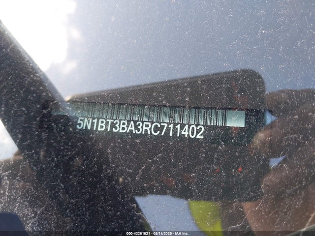 5N1BT3BA3RC711402 Nissan Rogue Sv Fwd