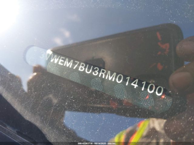 3VWEM7BU3RM014100 Volkswagen Jetta 1.5t Se