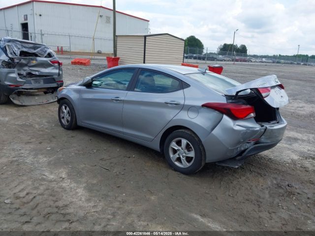 5NPDH4AE5FH637411 Hyundai ELANTRA SE