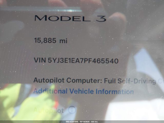 2023 TESLA MODEL 3 5YJ3E1EA7PF465540 Photo 6