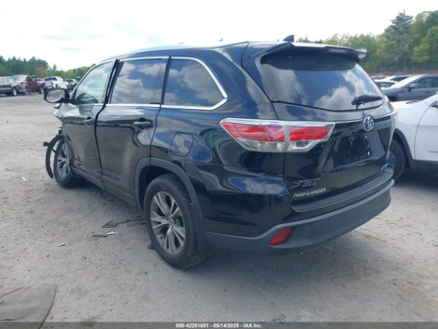2015 TOYOTA HIGHLANDER 5TDJKRFH5FS105557 Photo 2