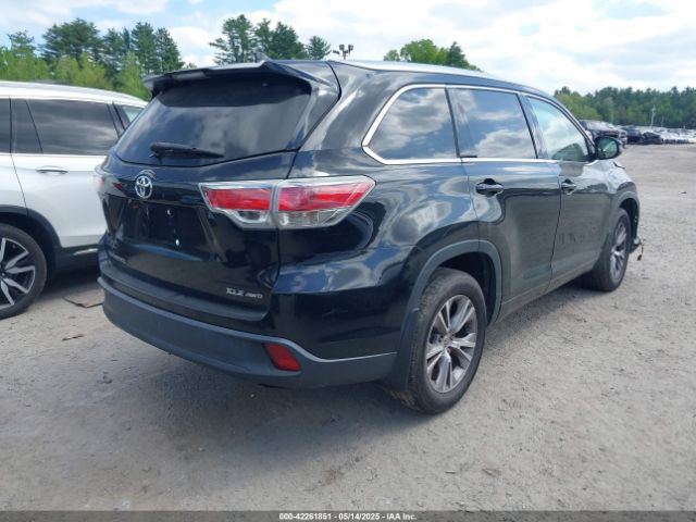 2015 TOYOTA HIGHLANDER 5TDJKRFH5FS105557 Photo 3