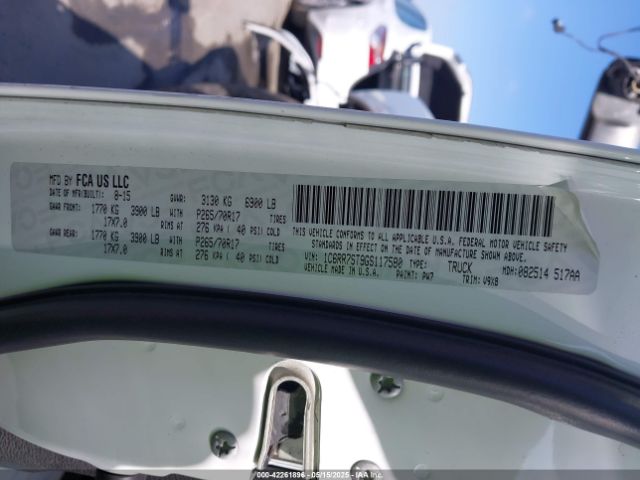 1C6RR7ST9GS117580 RAM 1500 Tradesman
