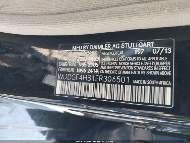 2014 MERCEDES-BENZ C 250 WDDGF4HB1ER306501 Photo 8