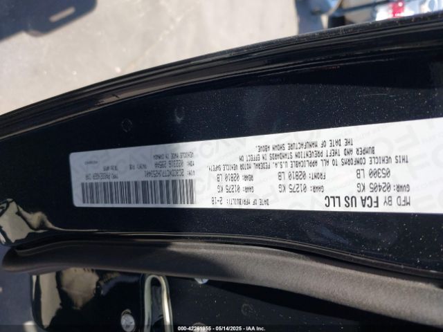 2C3CDXCT7JH253401 Dodge Charger R/t Rwd