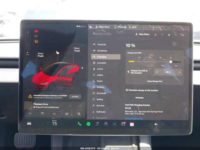5YJ3E1EA9SF914421 Tesla 2025