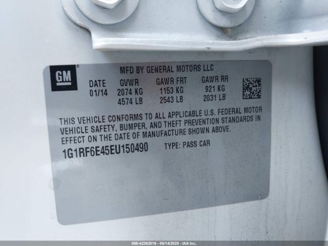 2014 CHEVROLET VOLT 1G1RF6E45EU150490 Photo 8
