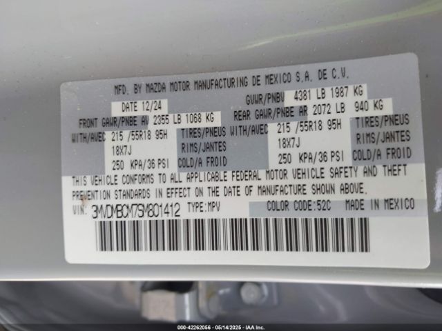 3MVDMBCM7SM801412 Mazda Cx-30 2.5 S Preferred Package
