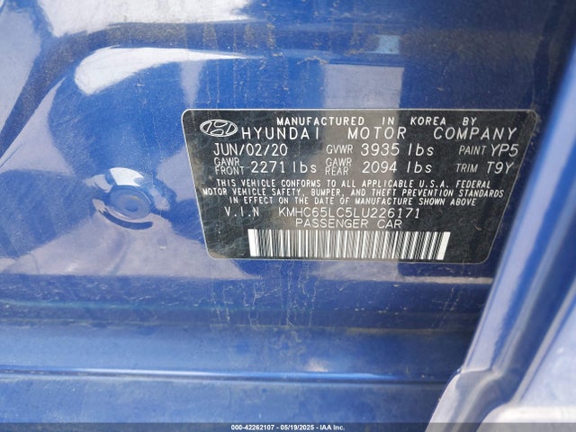 KMHC65LC5LU226171 Hyundai gdi kappa