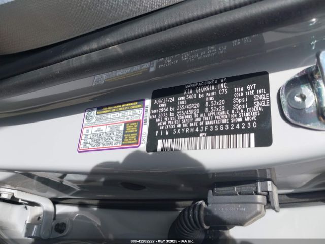 2025 KIA SORENTO 5XYRH4JF3SG324230 Photo 8
