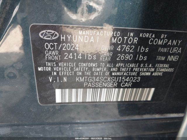 KMTG34SCXSU154023 Genesis G70 2.5t Rwd