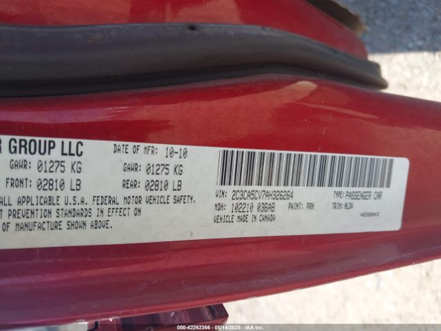 2010 CHRYSLER 300 2C3CA5CV7AH326264 Photo 8