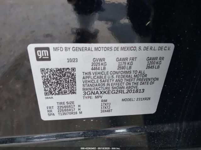2024 CHEVROLET EQUINOX 3GNAXKEG2RL201813 Photo 8