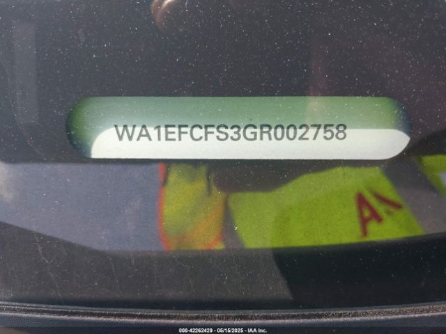 WA1EFCFS3GR002758 Audi Q3