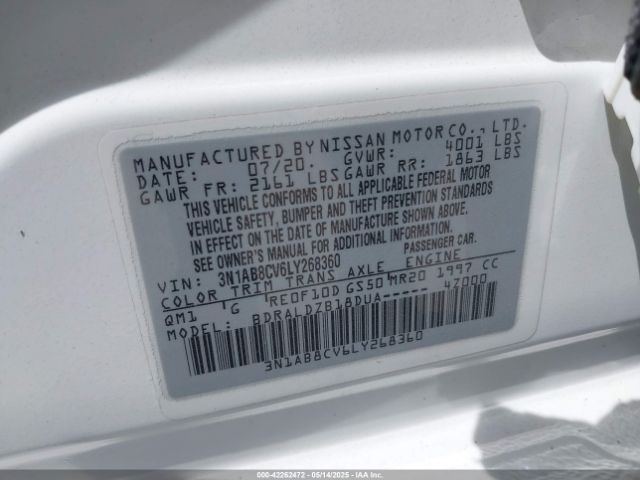 2020 NISSAN SENTRA 3N1AB8CV6LY268360 Photo 8