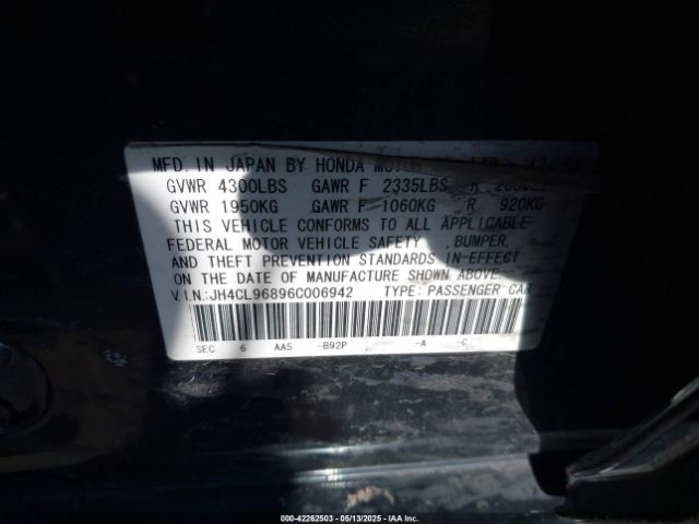 2006 ACURA TSX JH4CL96896C006942 Photo 8