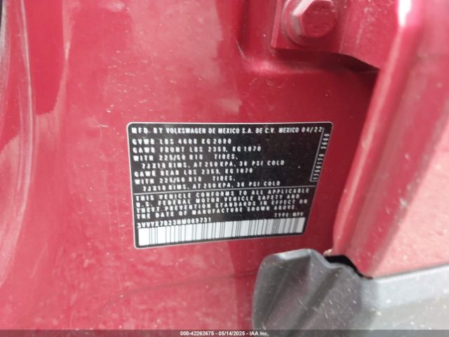 2022 VOLKSWAGEN TAOS 3VVYX7B23NM069731 Photo 8