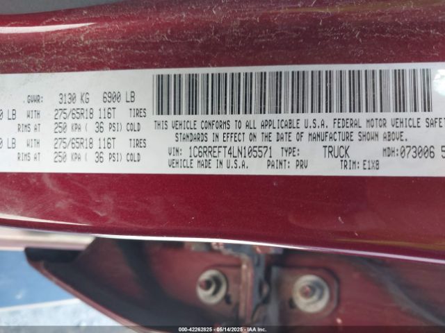1C6RREFT4LN105571 RAM 2020