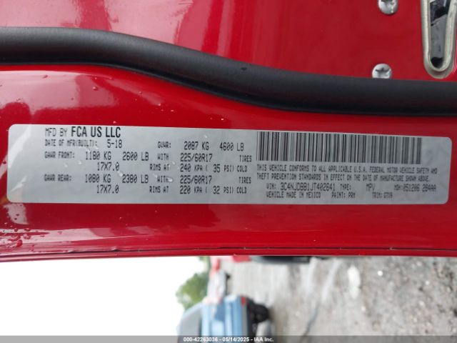 2018 JEEP COMPASS 3C4NJDBB1JT402641 Photo 8