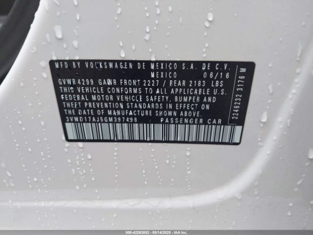 3VWD17AJ5GM397496 Volkswagen Jetta 1.8t Sport