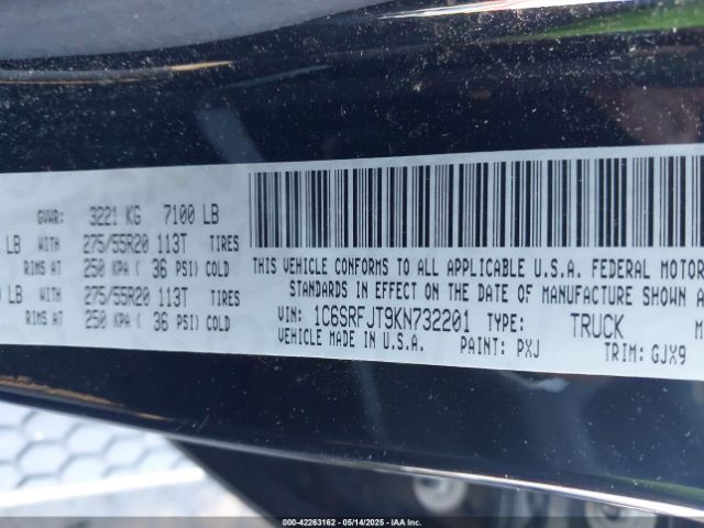 2019 RAM 1500 1C6SRFJT9KN732201 Photo 8