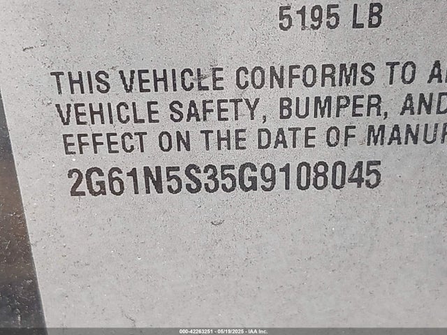 2016 CADILLAC XTS 2G61N5S35G9108045 Photo 8