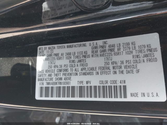 7MMVABBM7RN180981 Mazda Cx-50 2.5 S Preferred