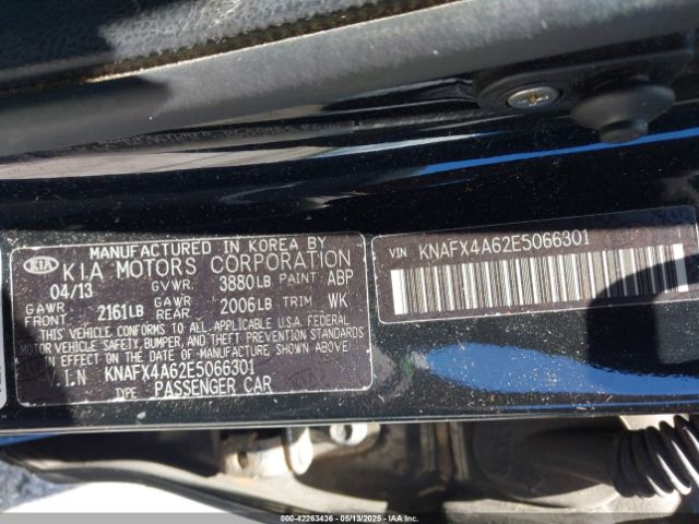 KNAFX4A62E5066301 KIA FORTE LX