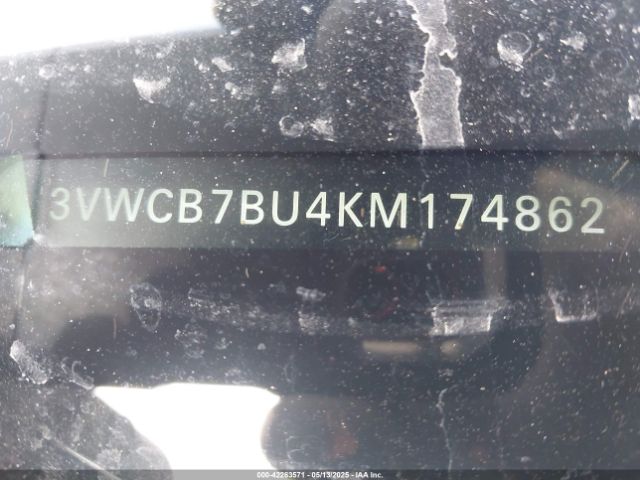 3VWCB7BU4KM174862 Volkswagen Jetta 1.4t R-line/1.4t S/1.4t Se