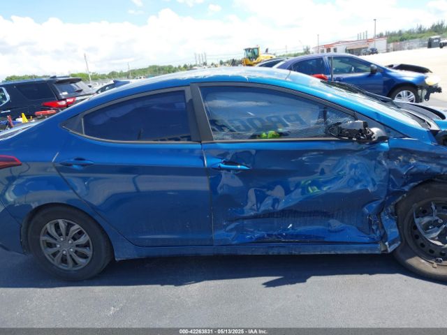KMHDH4AE6GU649229 Hyundai ELANTRA SE