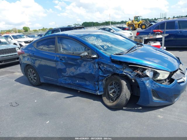 KMHDH4AE6GU649229 Hyundai ELANTRA SE