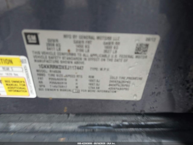 1GKKRRKDXEJ117447 GMC Acadia Slt-1