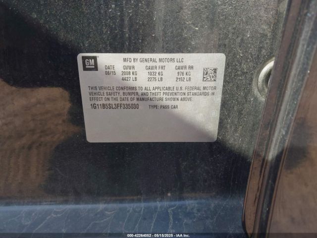 1G11B5SL3FF335030 Chevrolet lkw